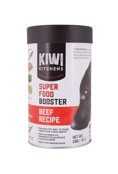 Kiwi Kitchens Superfood Booster Beef Recipe 9-oz, Dog Meal Topper