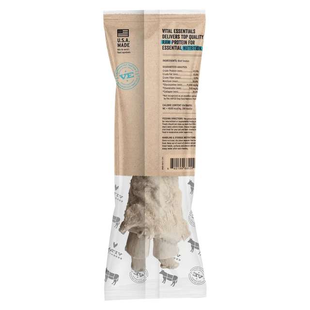 Vital Essentials Freeze-Dried Raw Beef Tendon, Dog Chews