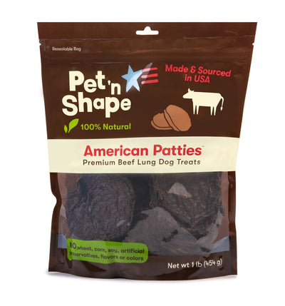 Pet 'n Shape American Patties 1-lb, Dog Treat