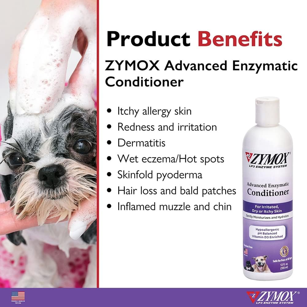 Zymox Advanced Enzymatic Rinse 12-oz, Pet Conditioner – Anaheim