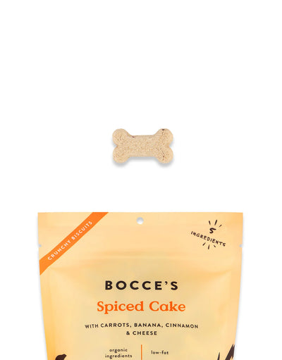 Bocce's Bakery Spiced Cake Biscuits 12-oz, Dog Treat