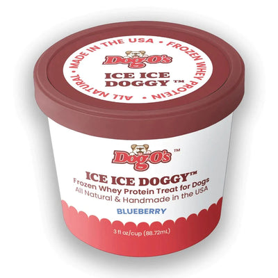 Dog-O'S Ice Ice Doggy Blueberry 3-oz, 4-Pack, Frozen Dog Treat