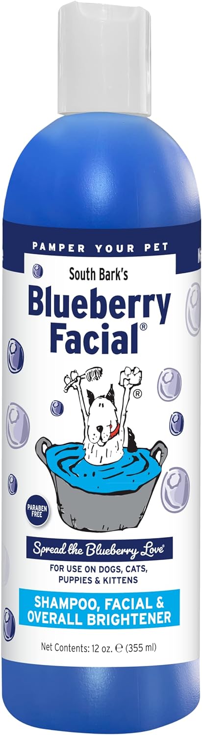 South Bark's Blueberry Facial 12-oz, Pet Shampoo