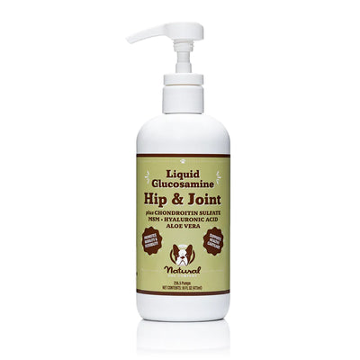 Natural Dog Company Liquid Glucosamine Supplement For Dogs, 16-oz Bottle