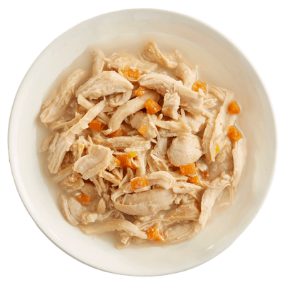 RAWZ® Shredded in Broth Chicken Breast, Pumpkin & New Zealand Green Mussels Recipe, Wet Dog Food, 10-oz Case of 12