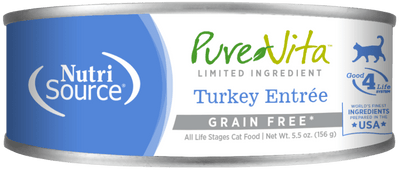 PureVita™ Turkey Entrée Wet Cat Food, 5.5-oz Case of 12