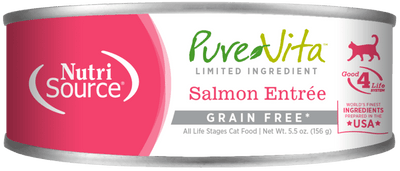 PureVita™ Salmon Entrée Wet Cat Food, 5.5-oz Case of 12