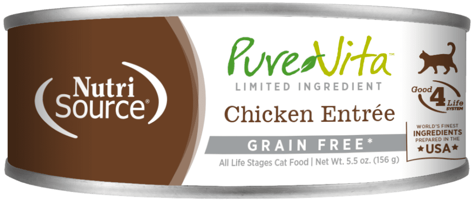 PureVita™ Chicken Entrée Wet Cat Food, 5.5-oz Case of 12