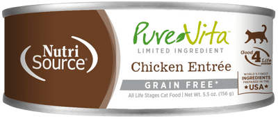 PureVita™ Chicken Entrée Wet Cat Food, 5.5-oz Case of 12