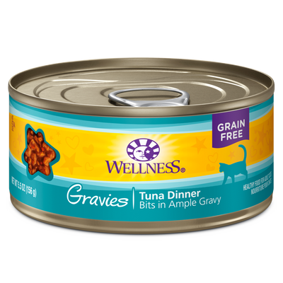 Wellness Gravies Tuna Recipe, Wet Cat Food, 3-oz Case Of 12