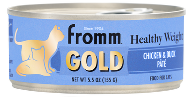 Fromm Healthy Weight Gold Chicken & Duck Pate, Wet Cat Food Case