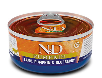 Farmina N&D Lamb, Pumpkin & Blueberry Recipe, Wet Cat Food, 2.5oz Case of 24