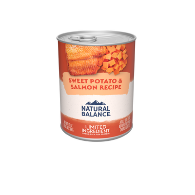 Natural Balance Sweet Potato & Salmon Recipe 13oz, Wet Dog Food, Case Of 12