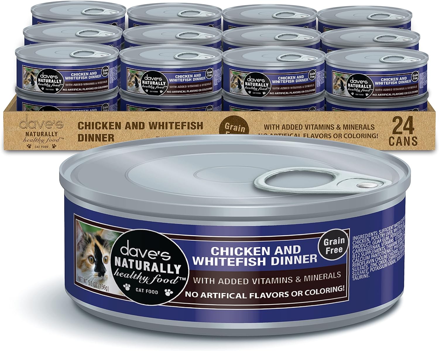 Dave s Pet Food Naturally Healthy Grain Free Chicken Whitefish