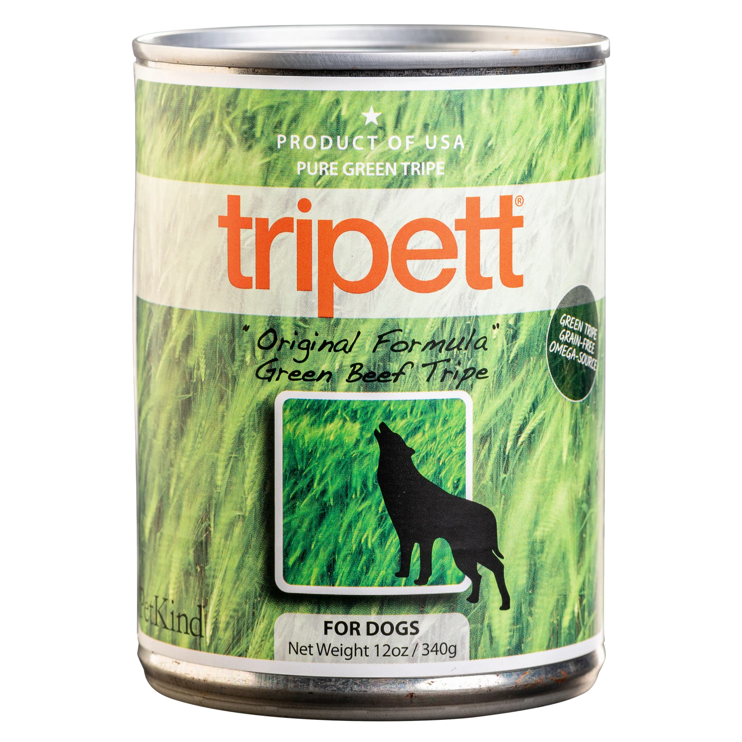 Tripett Green Beef Tripe, Wet Dog Food, 13-oz Case Of 12