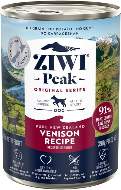 ZiwiPeak Venison Recipe, Wet Dog Food