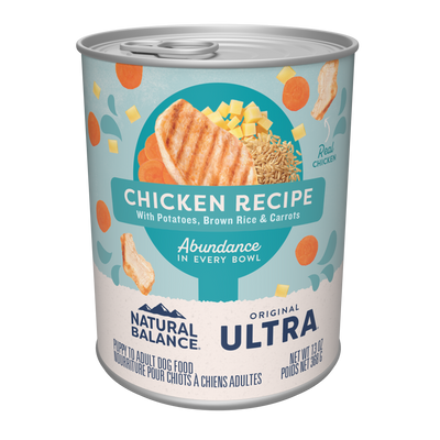 Natural Balance Original Ultra Chicken Recipe Paté 13-oz, Wet Dog Food, Case Of 12