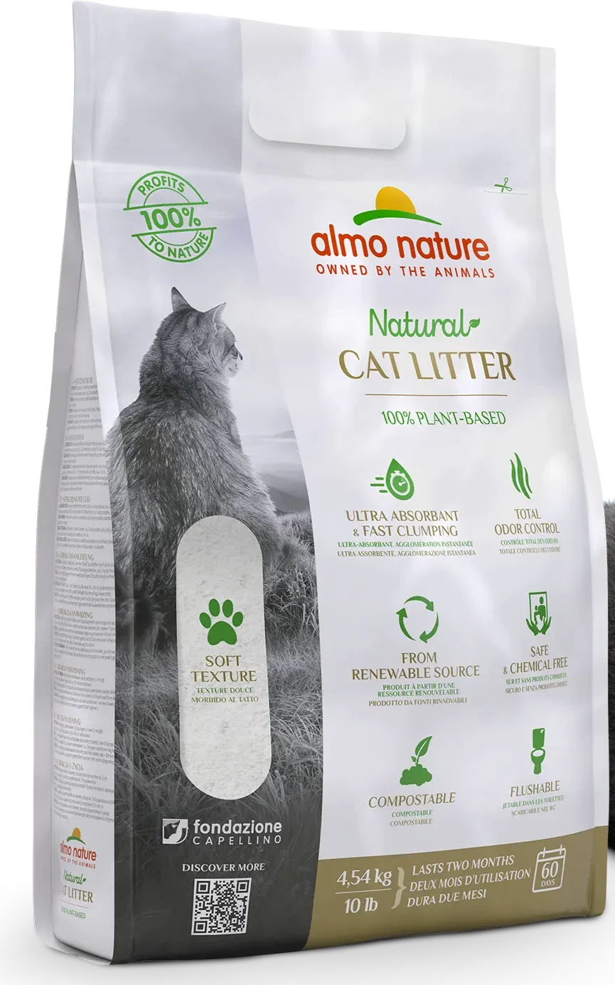 Almo Nature Natural Soft Grain 10-lb, Cat Litter