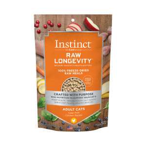 Instinct Raw Longevity 100% Freeze-Dried Raw Chicken Cat Food, 9.5-oz Bag