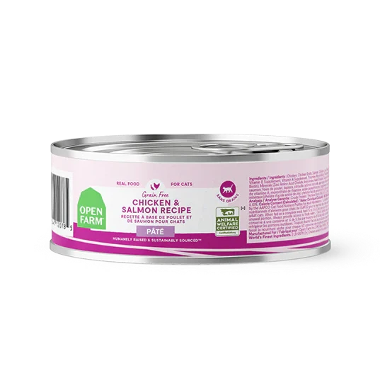 Open Farm Chicken & Salmon Pâté, Wet Cat Food