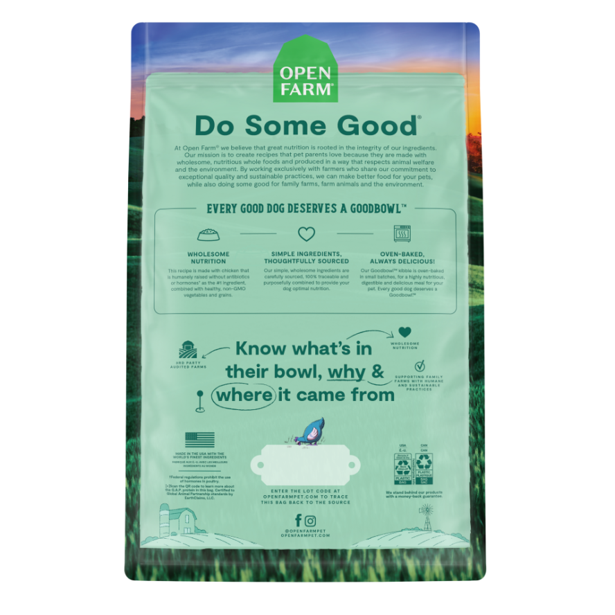 Open Farm Goodbowl Chicken & Brown Rice Recipe, Dry Dog Food