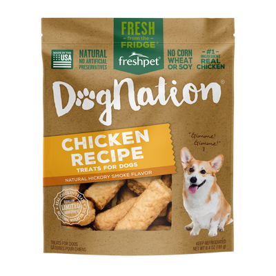 Freshpet Dognation Chicken Recipe 6.4-oz, Refrigerated Dog Treat