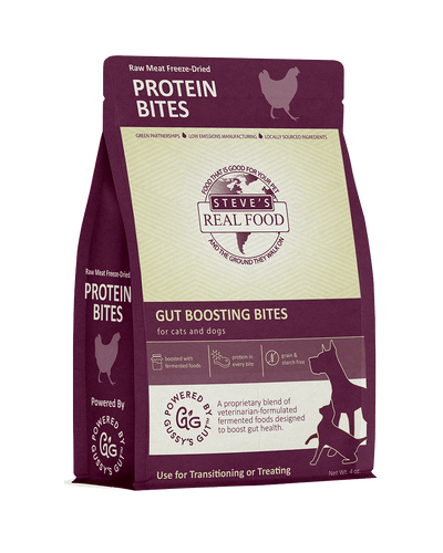 Steve's Real Food Freeze-Dried Chicken Protein Bites 4-oz, Dog & Cat Treat