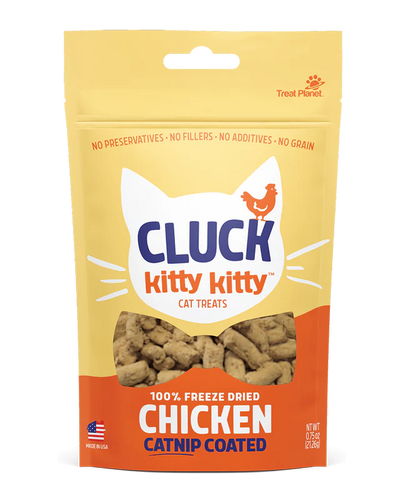 Kitty Kitty Cluck Freeze-Dried Chicken .75-oz, Cat Treat