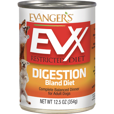 Evangers EVX Restricted Diet: Digestion Bland Diet, Wet Dog Food, 13-oz Case Of 12