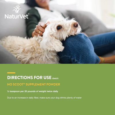 NaturVet No Scoot® Powder 5.4-oz, Dog Supplement