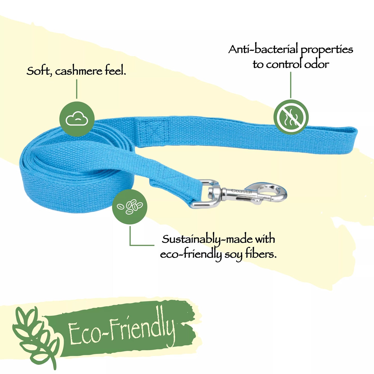 Coastal Pet Products New Earth Soy 6-Foot, Dog Leash