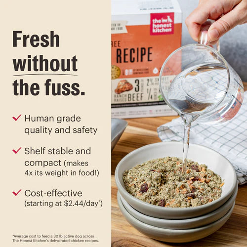 The Honest Kitchen Grain Free Turkey Recipe Dehydrated Dog Food, 10-lb Box
