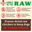 Primal Kibble In The Raw Small Breed Chicken Recipe, Freeze-Dried Raw Dog Food