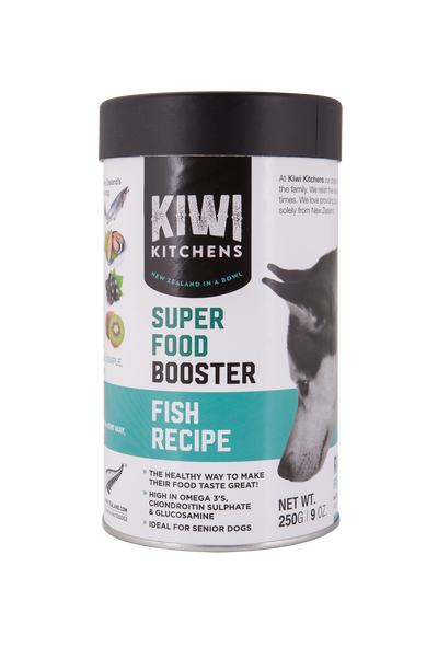 Kiwi Kitchens Superfood Booster Fish Recipe 9-oz, Dog Meal Topper