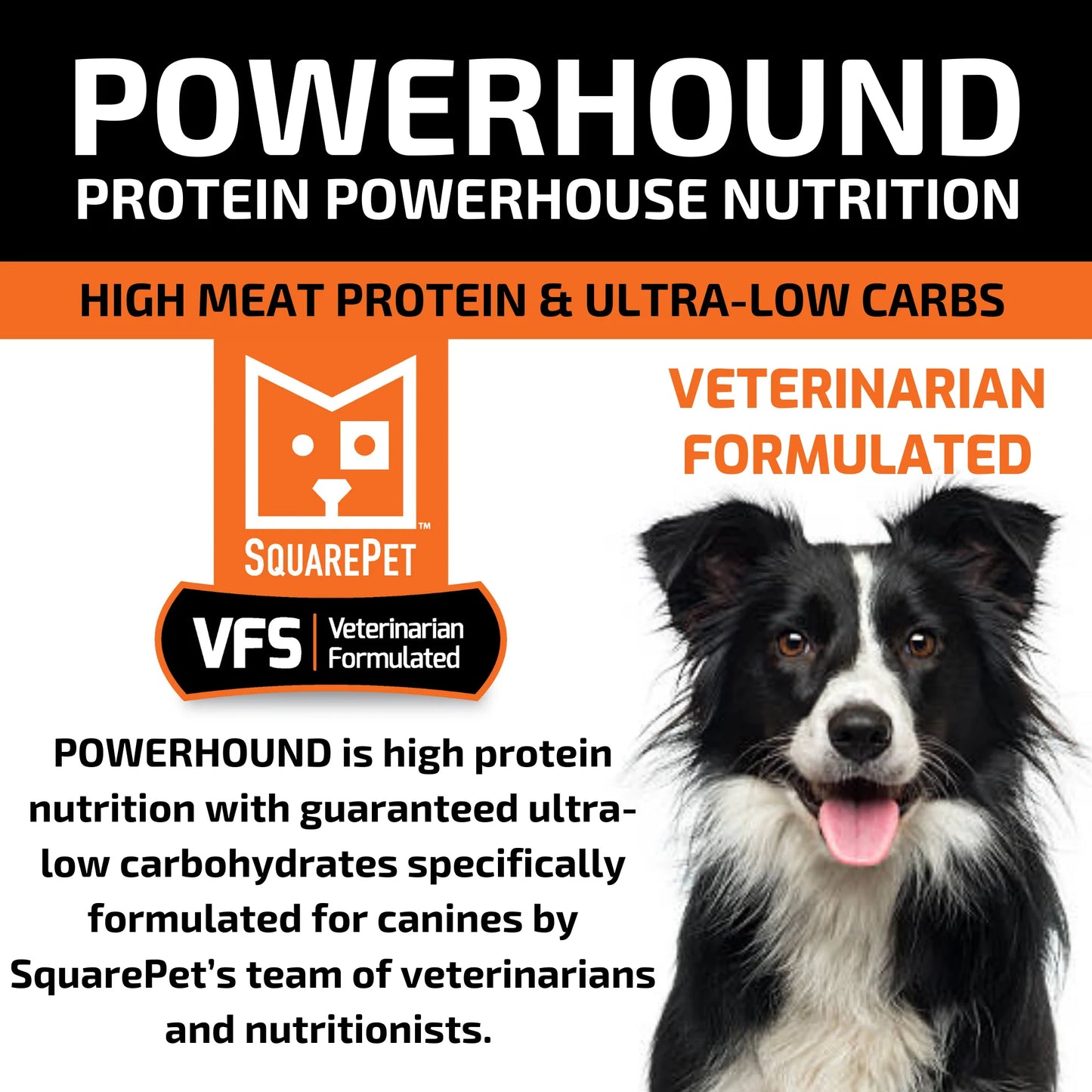 SquarePet VFS® POWERHOUND™ Turkey & Chicken, Dry Dog Food
