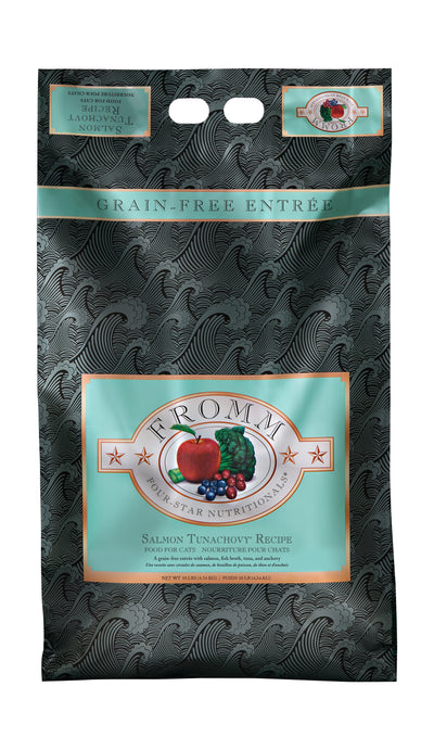 Fromm Four-Star Salmon Tunachovy Recipe, Dry Cat Food