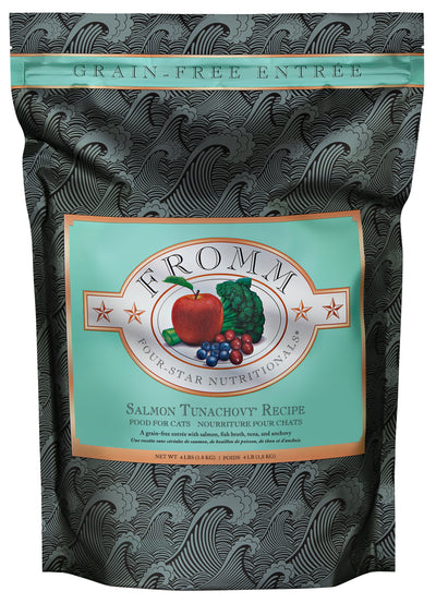 Fromm Four-Star Salmon Tunachovy Recipe, Dry Cat Food
