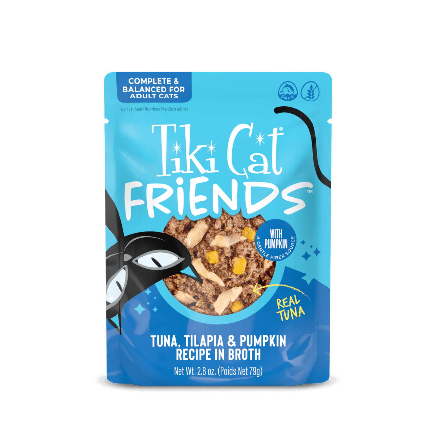 Tiki Cat Aloha Friends Tuna, Tilapia, And Pumpkin Recipe, Wet Cat Food