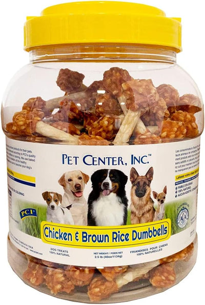 PCI Chicken And Brown Rice Dumbbells, Dog Treat