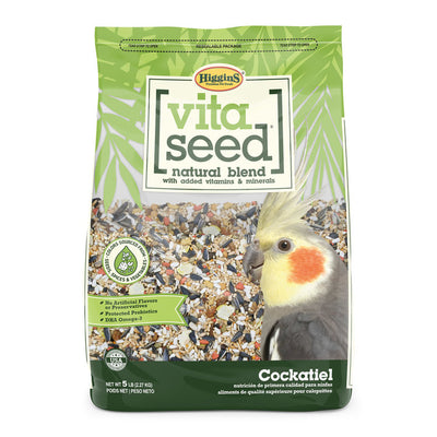 Higgins Vita Seed Cockatiel 2.5-lb, Bird Food