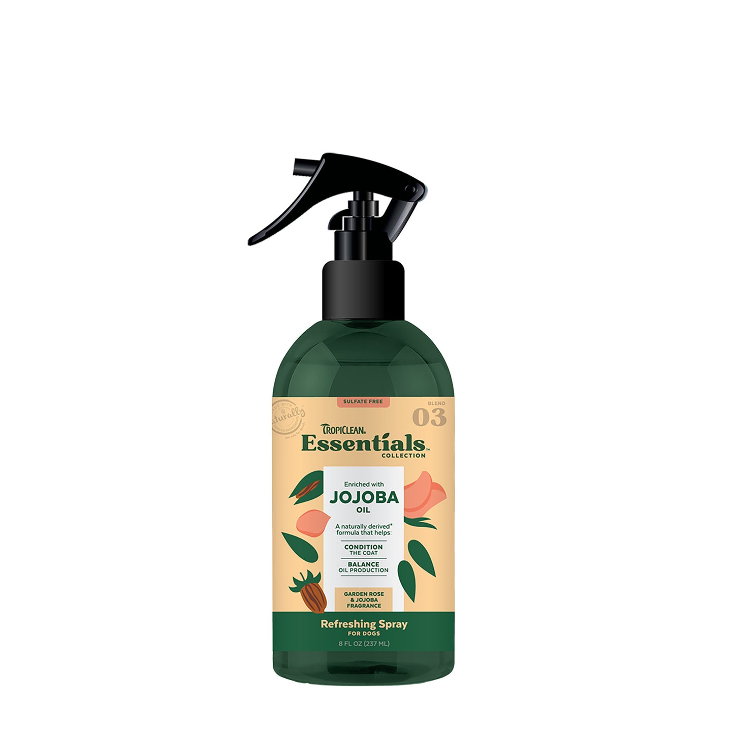 Tropiclean Essentials Jojoba 8-oz, Deodorizing Spray