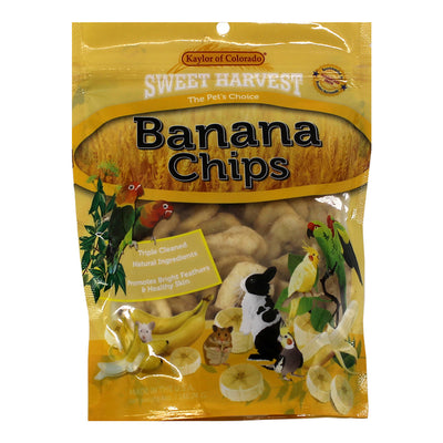 Kaylor Of Colorado Sweet Harvest Banana Chips 4-oz, Bird Treat