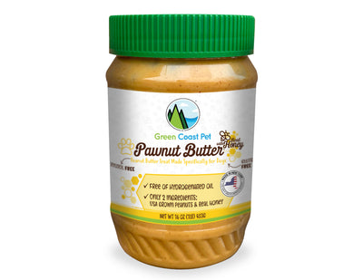 Green Coast Pet Pawnut Butter™ With Real Honey 16-oz, Dog Treat