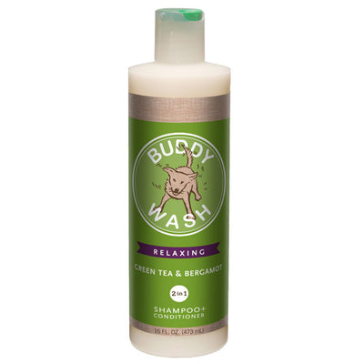 Buddy Wash® Green Tea & Bergamot 2-In-1 16-oz, Dog Shampoo & Conditioner