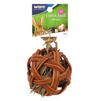 Ware Willow Edible Treat Ball 4-Inch, Small Animal Treat