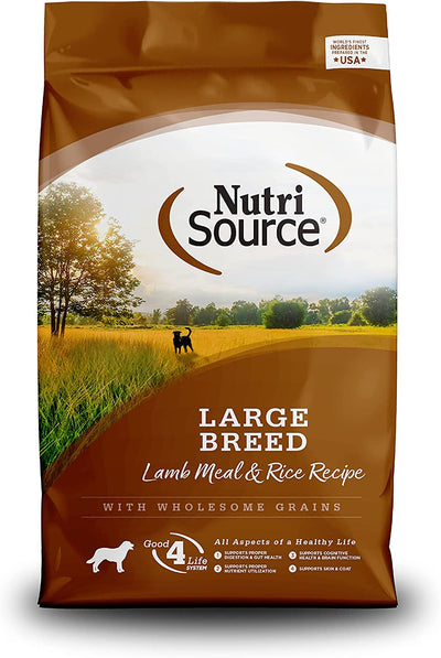 Nutrisource Large Breed Adult Lamb Meal And Rice Recipe 26-lb, Dry Dog Food