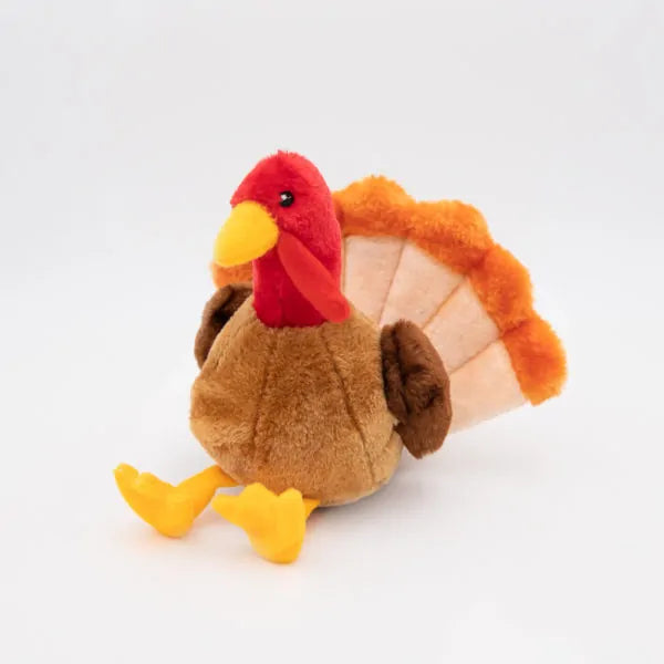 Zippy Paws Tucker The Turkey, Dog Toy