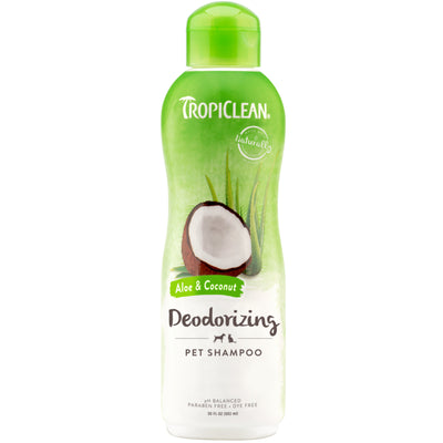 Tropiclean Aloe & Coconut Deodorizing 20-oz, Pet Shampoo