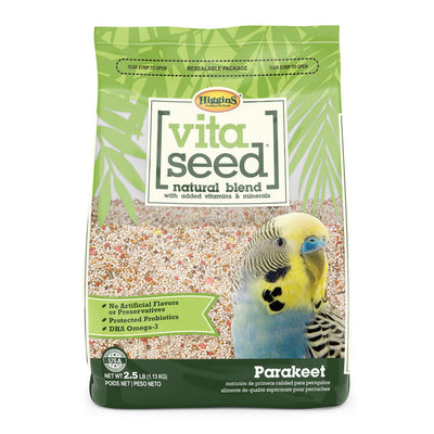 Higgins Vita Seed Parakeet 2.5-lb, Bird Food