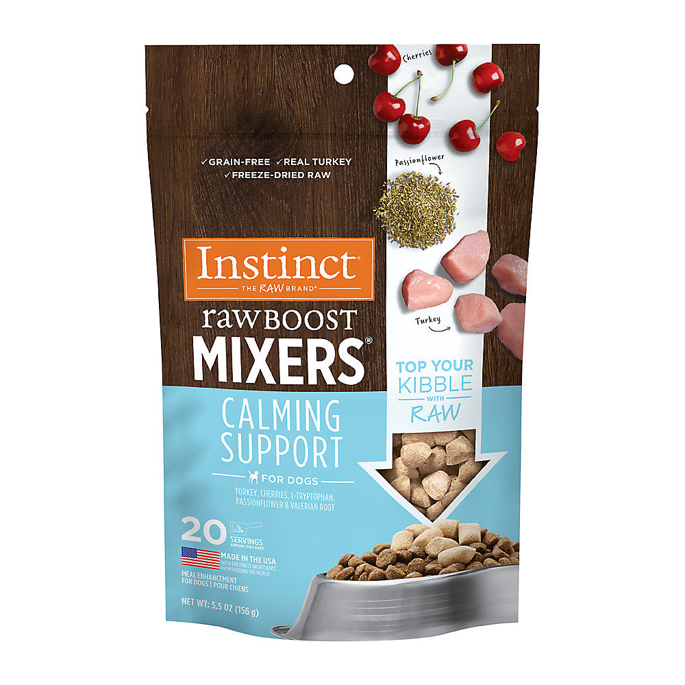 Instinct Raw Boost Mixers Healthy Calming Support Freeze-Dried, Dog Food Topper
